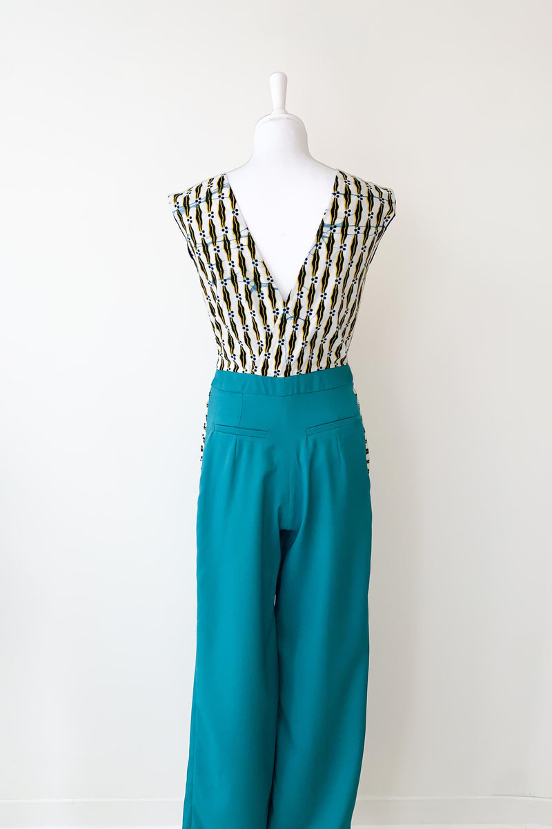 COMBI-PANTALON HERA TURQUOISE