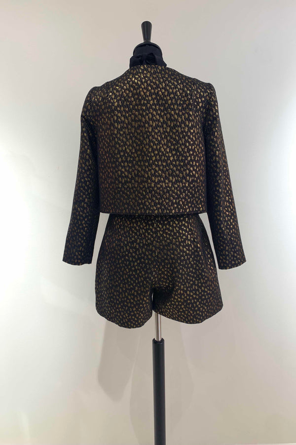 VESTE SEKHMET LEOPARD DORÉ